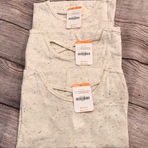 Gymboree 5/6, 7/8 Cream Speckled Tunic Tank Top